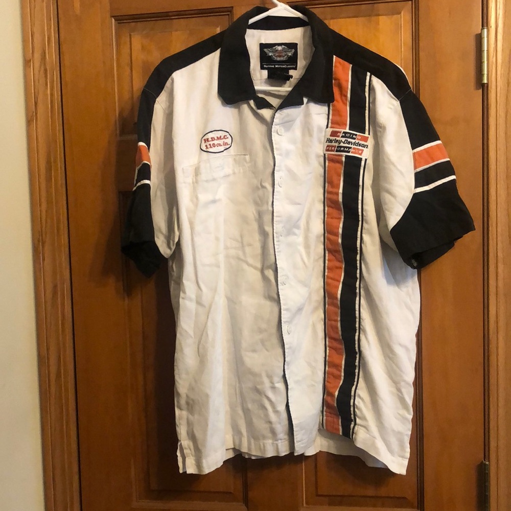 Vintage Harley Davidson Mens Racing Performance Shirt